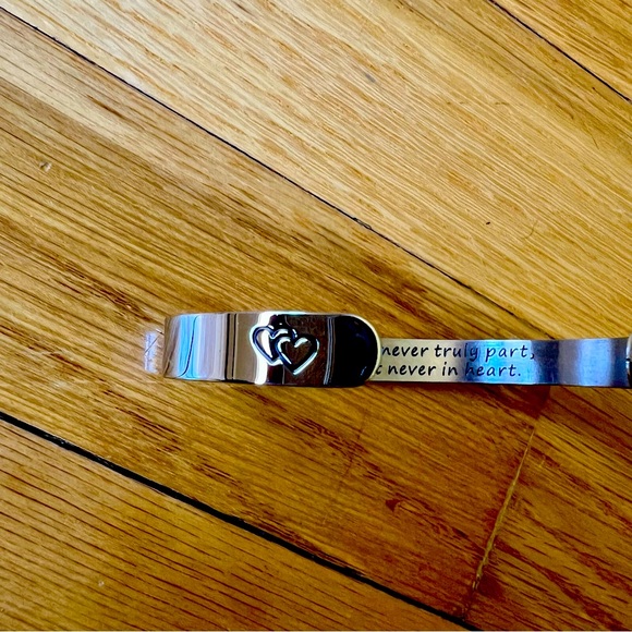 🎁NEW! Joycuff Hidden Message Mother/Daughter Stainless Steel Cuff Bracelet - Picture 6 of 10